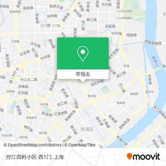 控江四村小区-西1门地图