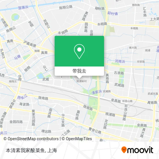 本清素我家酸菜鱼地图