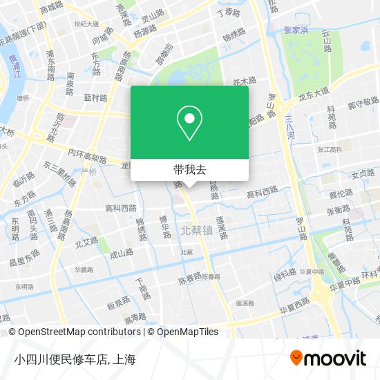 小四川便民修车店地图