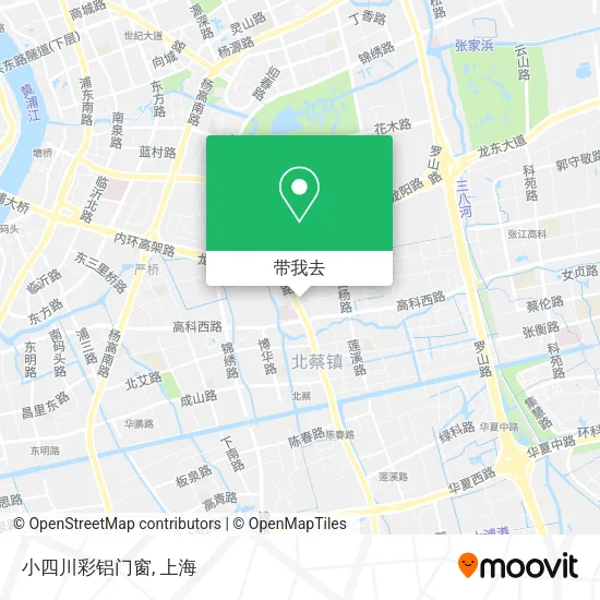 小四川彩铝门窗地图