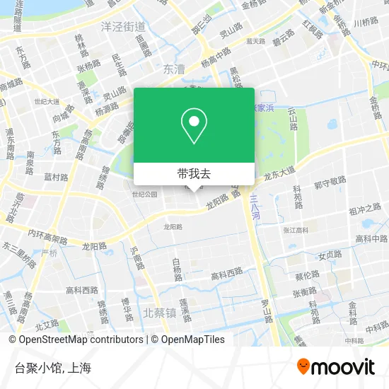 台聚小馆地图