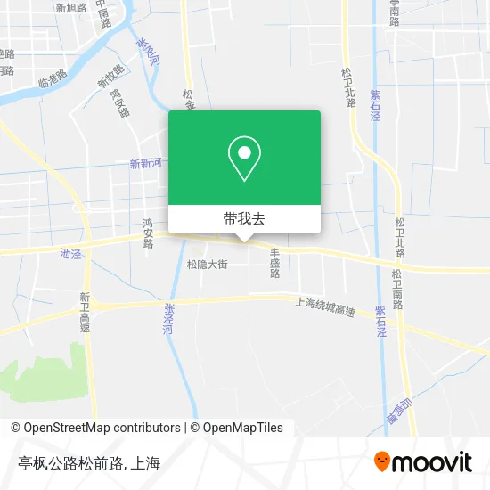 亭枫公路松前路地图