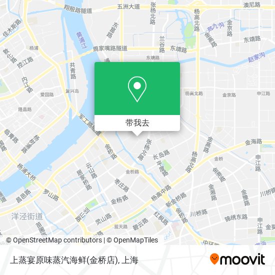 上蒸宴原味蒸汽海鲜(金桥店)地图