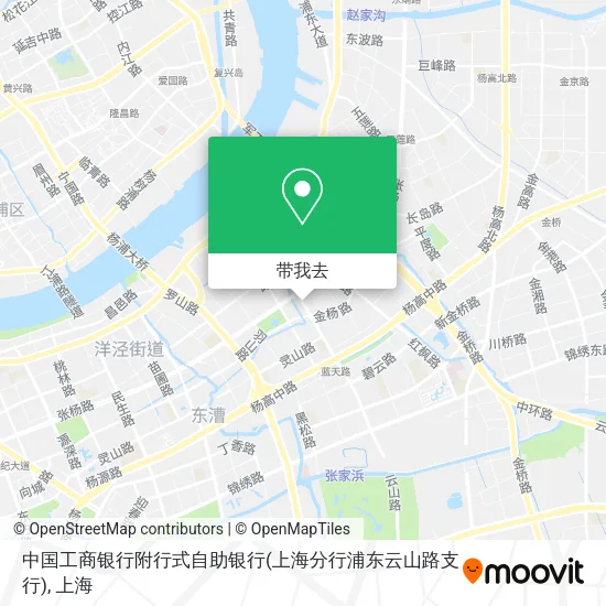 中国工商银行附行式自助银行(上海分行浦东云山路支行)地图
