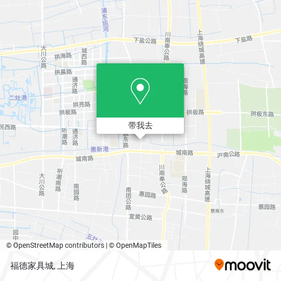 福德家具城地图