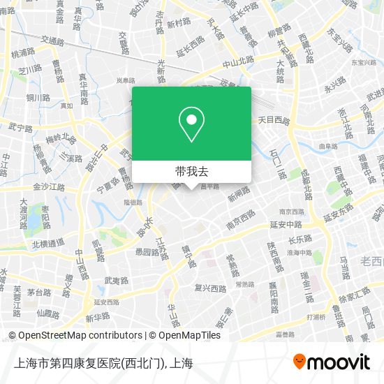 上海市第四康复医院(西北门)地图
