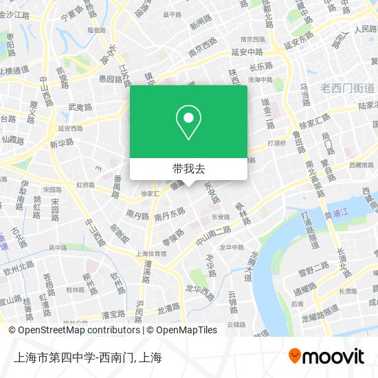 上海市第四中学-西南门地图