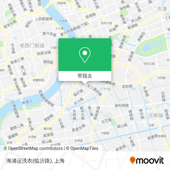 海浦运洗衣(临沂路)地图