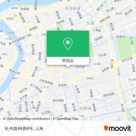 牡丹路89弄8号地图
