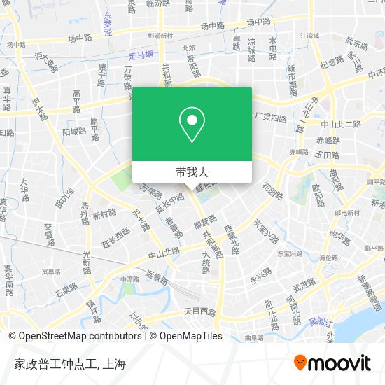 家政普工钟点工地图