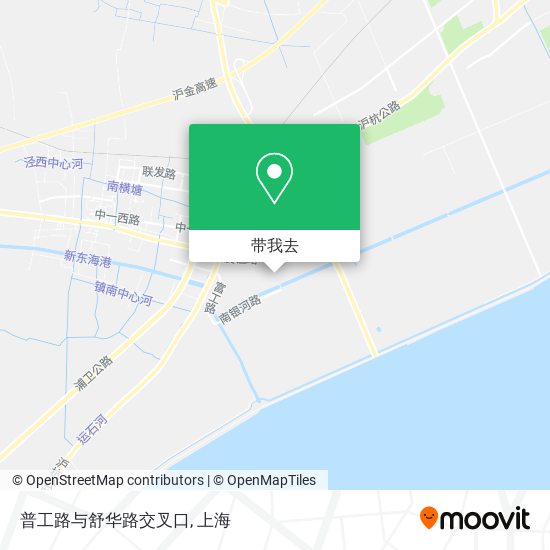 普工路与舒华路交叉口地图