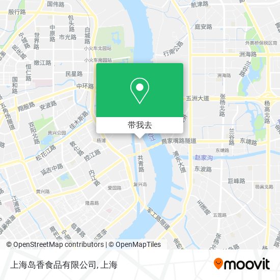 上海岛香食品有限公司地图