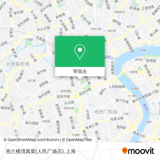 燕兰楼清真菜(人民广场店)地图