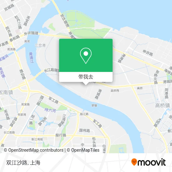 双江沙路地图