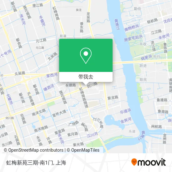 虹梅新苑三期-南1门地图