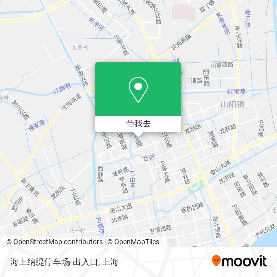 海上纳缇停车场-出入口地图
