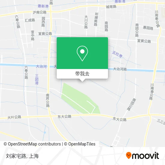刘家宅路地图