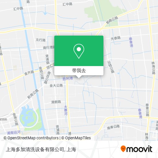 上海多加清洗设备有限公司地图