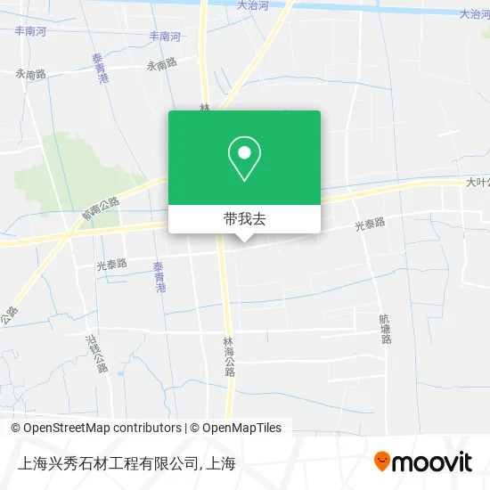 上海兴秀石材工程有限公司地图