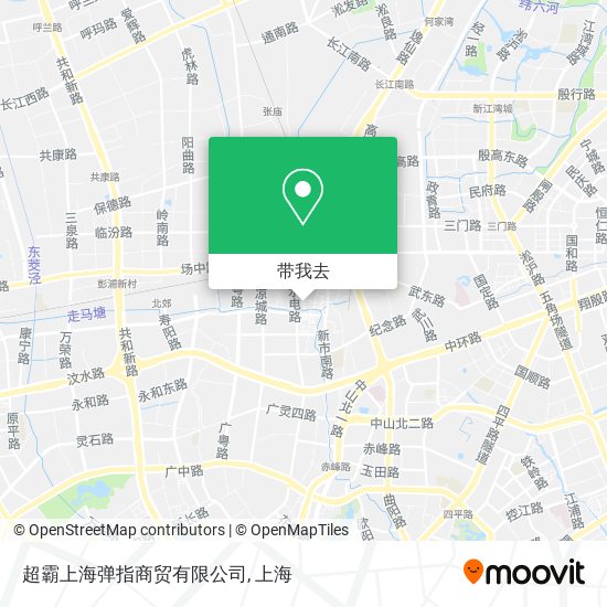 超霸上海弹指商贸有限公司地图