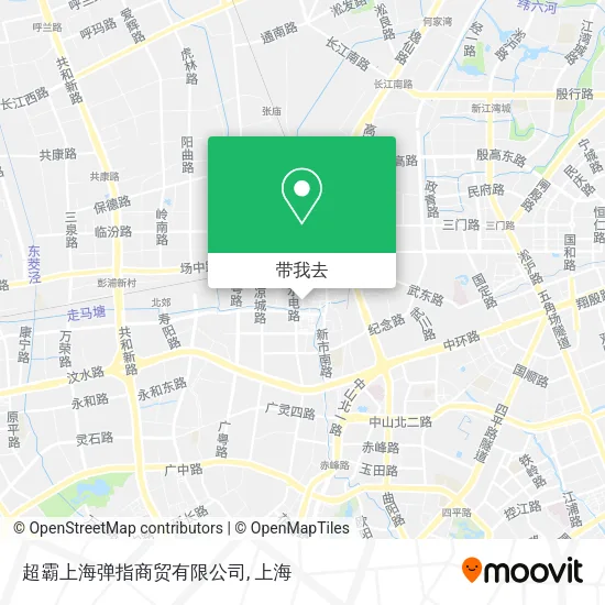 超霸上海弹指商贸有限公司地图
