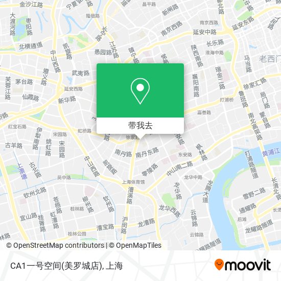 CA1一号空间(美罗城店)地图