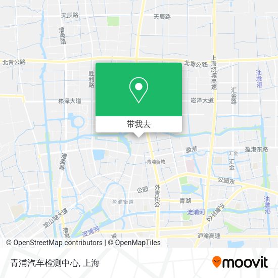 青浦汽车检测中心地图