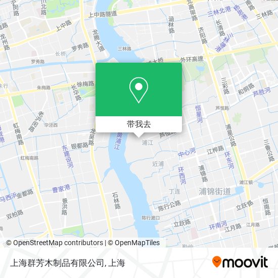 上海群芳木制品有限公司地图