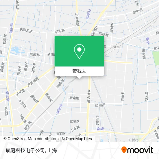 毓冠科技电子公司地图