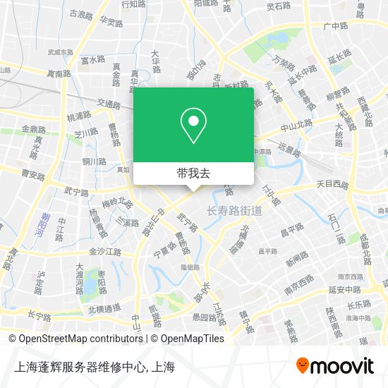 上海蓬辉服务器维修中心地图