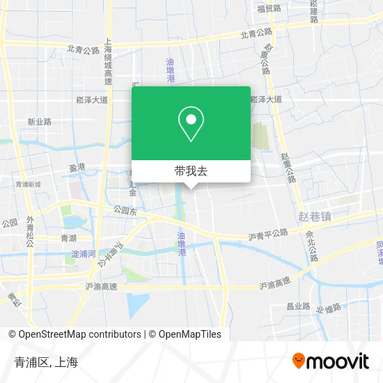 青浦区地图
