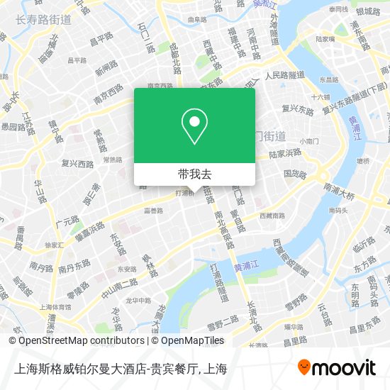 上海斯格威铂尔曼大酒店-贵宾餐厅地图