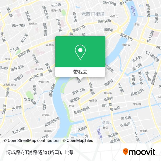 博成路/打浦路隧道(路口)地图