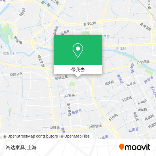 鸿达家具地图