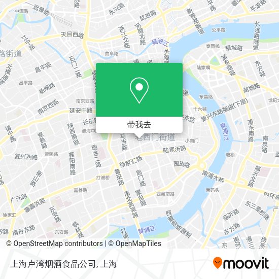 上海卢湾烟酒食品公司地图