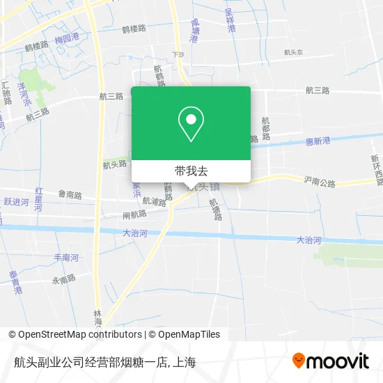 航头副业公司经营部烟糖一店地图