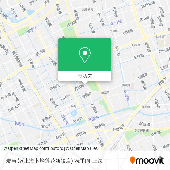麦当劳(上海卜蜂莲花新镇店)-洗手间地图