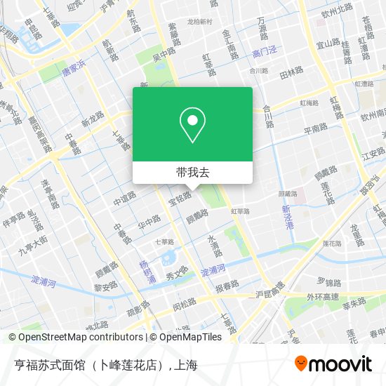 亨福苏式面馆（卜峰莲花店）地图