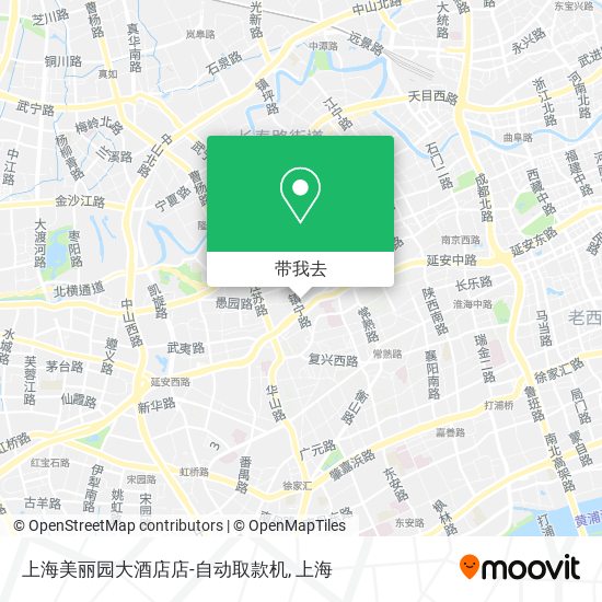 上海美丽园大酒店店-自动取款机地图