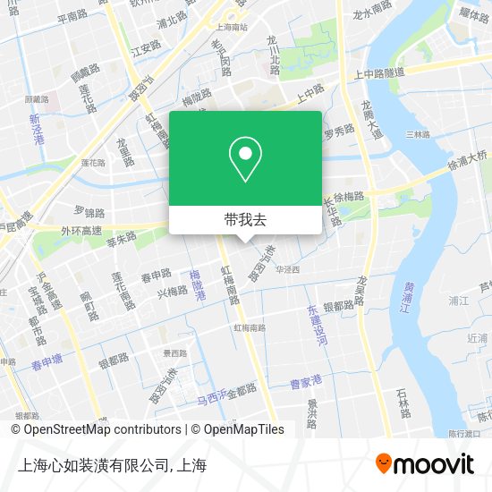 上海心如装潢有限公司地图