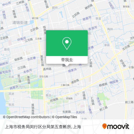 上海市税务局闵行区分局第五查帐所地图