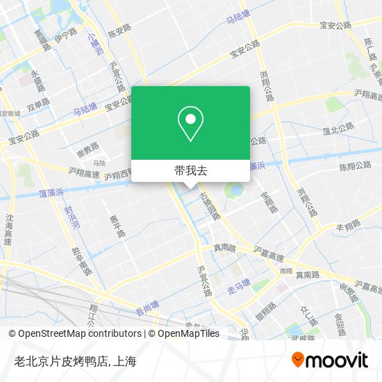 老北京片皮烤鸭店地图