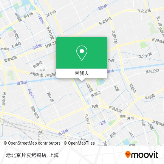 老北京片皮烤鸭店地图