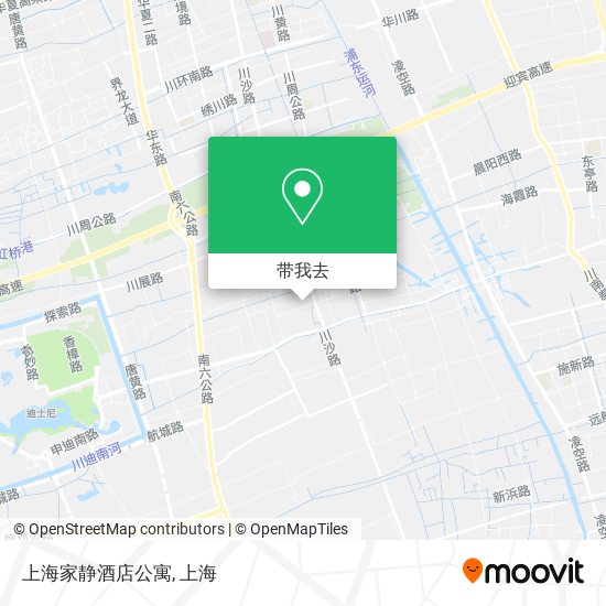 上海家静酒店公寓地图