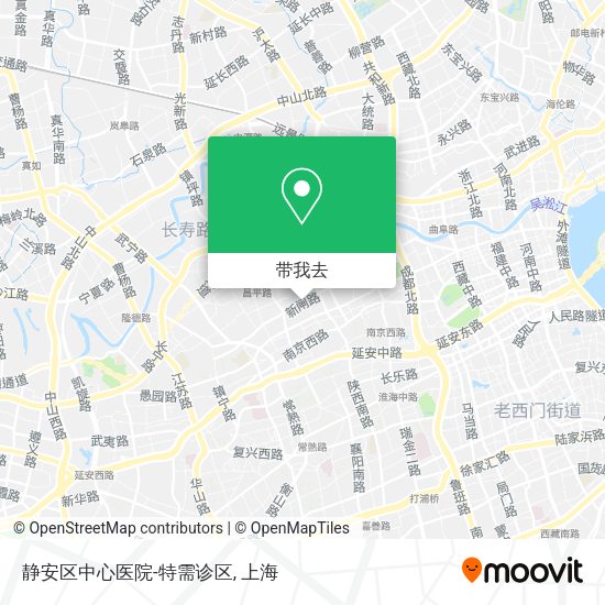 静安区中心医院-特需诊区地图