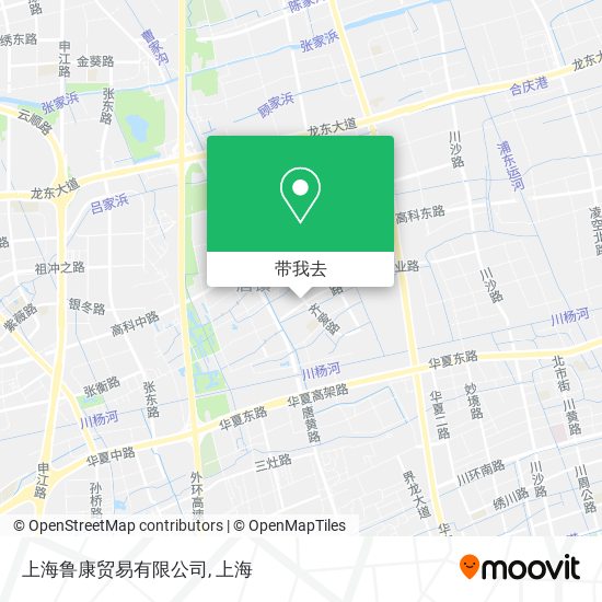 上海鲁康贸易有限公司地图