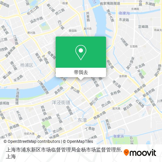 上海市浦东新区市场临督管理局金杨市场监督管理所地图