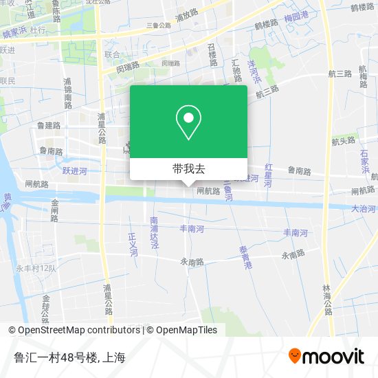 鲁汇一村48号楼地图