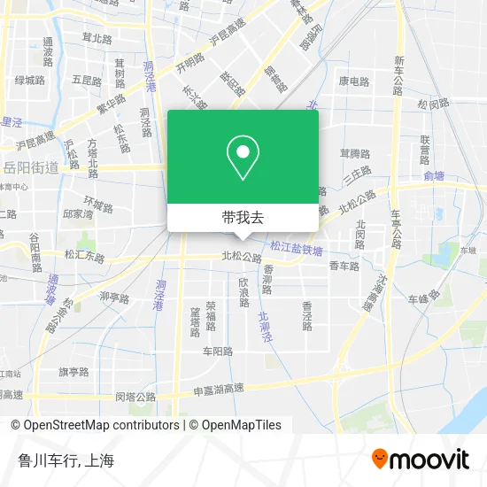 鲁川车行地图