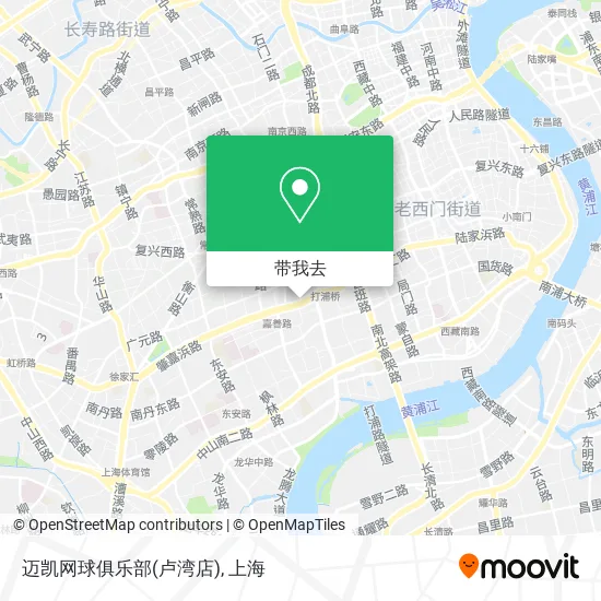 迈凯网球俱乐部(卢湾店)地图